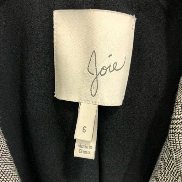 Joie Plaid academia, double breasted blazer - Picture 5 of 11